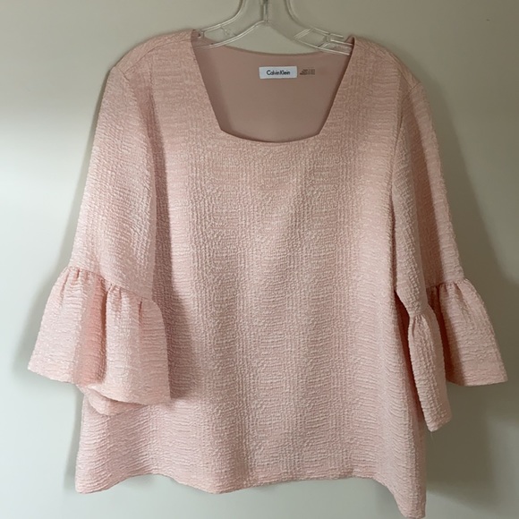 Calvin Klein bell sleeve top - Picture 6 of 9